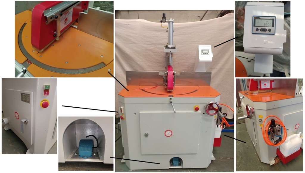 ROTARY TABLE ANGULAR CUTTING TABLE MACHINE