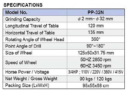 UNIVERSAL CUTTER GRINDER MACHINE เครื่องลับคมใบมีด
