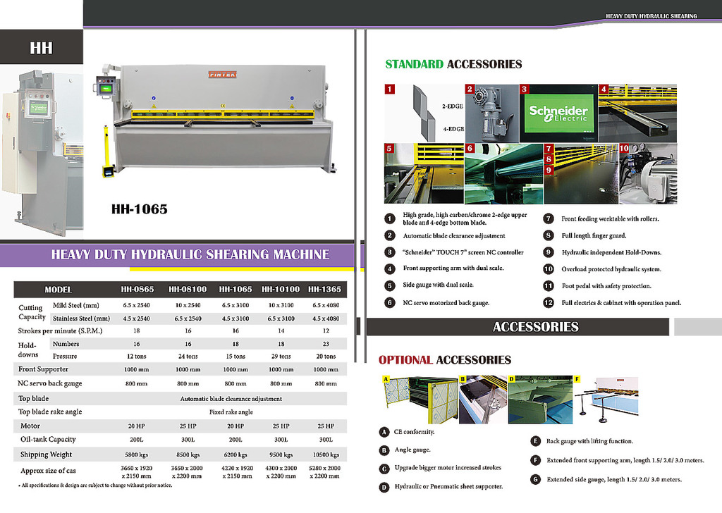 HYDRAULIC HEAVY DUTY SHEARING MACHINE