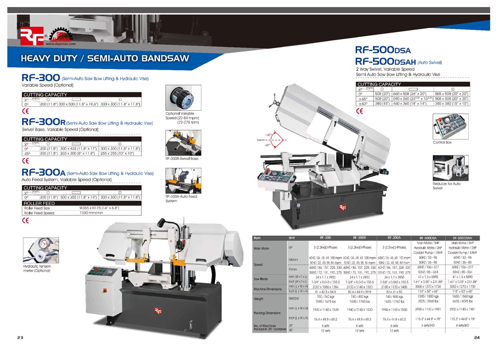 Band Saw Machine / เลื่อยสายพาน