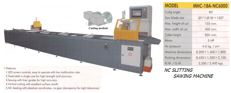 SPECIAL PURPOSE ALUMINIUM CUTTING MACHINE