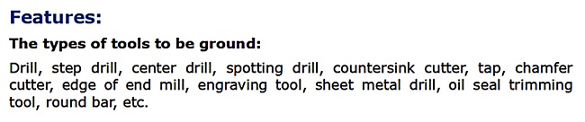 UNIVERSAL CUTTER GRINDER MACHINE เครื่องลับคมใบมีด