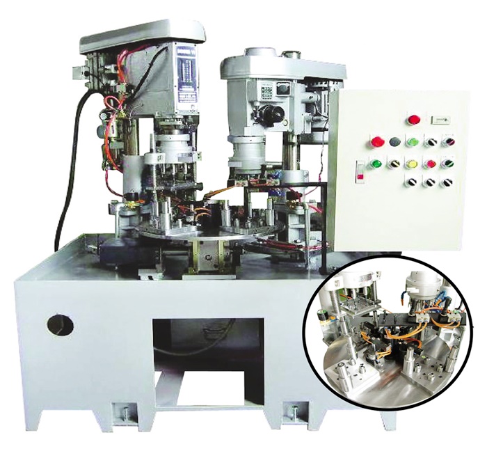 4 STATION ROTARY DRILLING AND TAPPING เจาะต๊าป