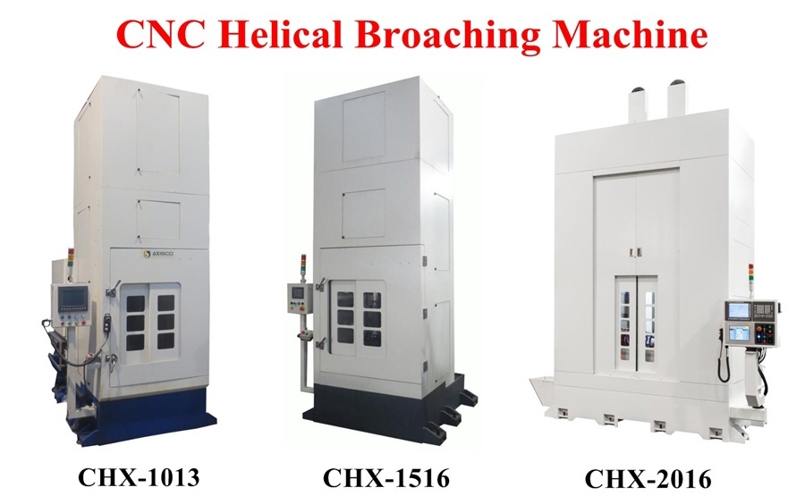CNC Helical Broaching เครื่องรูดเฟืองแบบ CNC