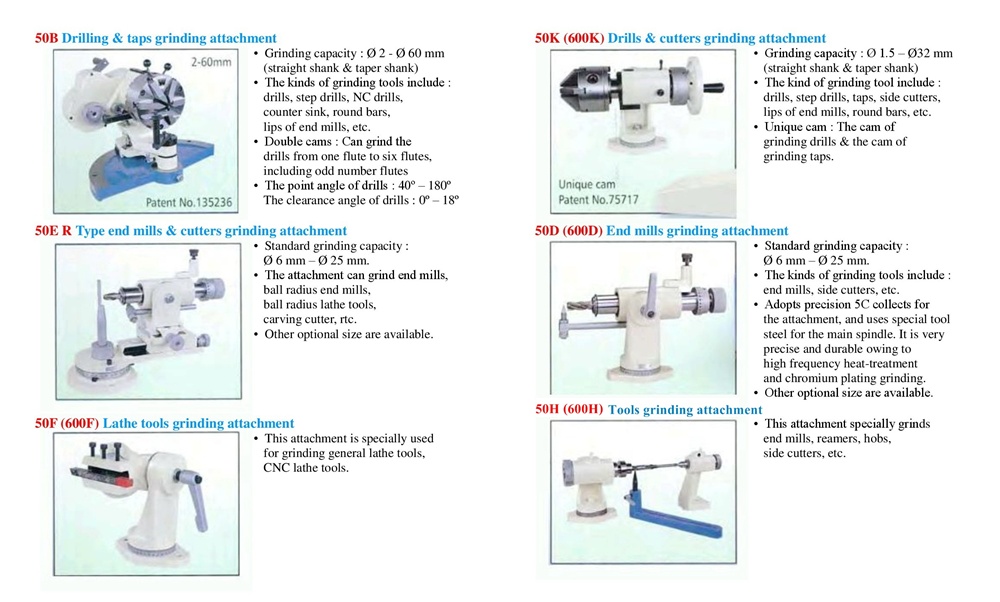 UNIVERSAL TOOL GRINDER เครื่องลับคมใบมีดดอกสว่าน