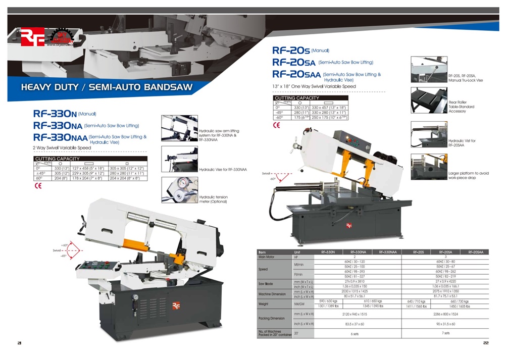 Band Saw Machine / เลื่อยสายพาน