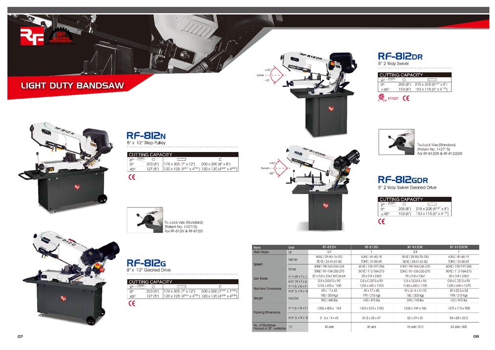 Band Saw Machine / เลื่อยสายพาน